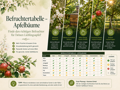 Apfelbäume - Befruchter