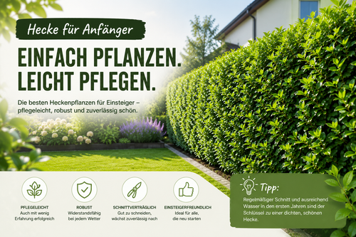 Die perfekte Hecke für Anfänger