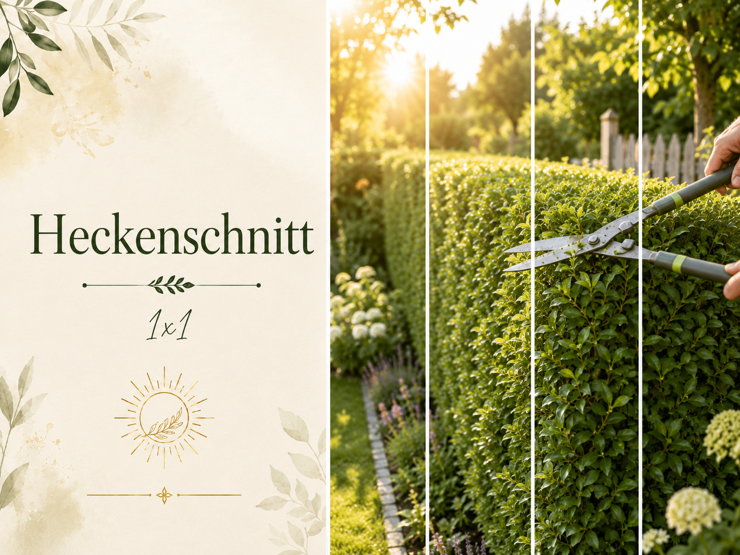 Hecken - Schnitt / Rückschnitt