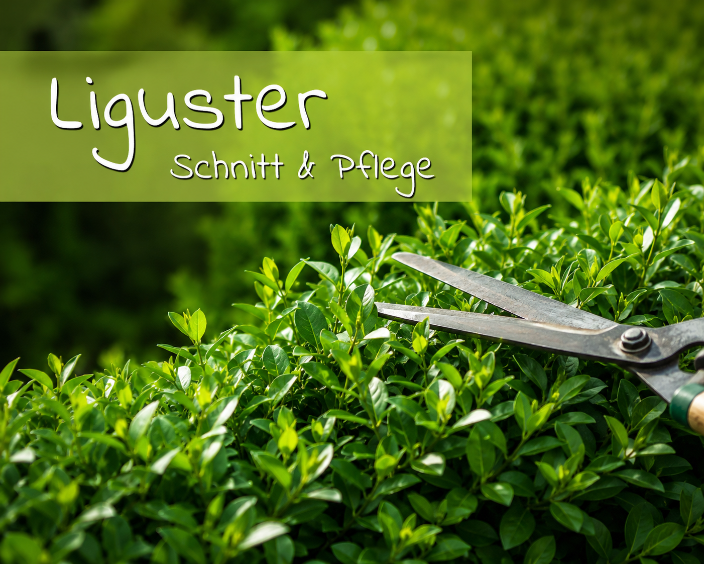 Liguster Hecken - Pflege-Tipps