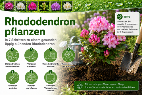 Rhododendron & Azalee - Pflanzanleitung