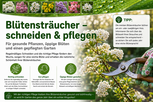 Blütensträucher - Pflege-Tipps