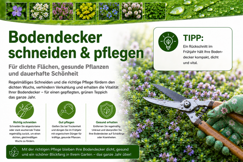 Bodendecker - Pflege-Tipps