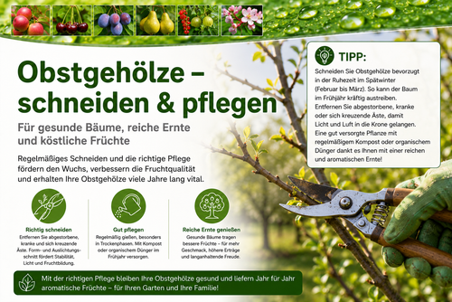 Obstgehölze - Pflege-Tipps