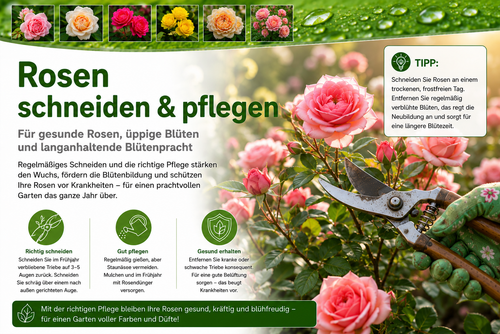 Rosen - Pflanzanleitung & Pflege-Tipps