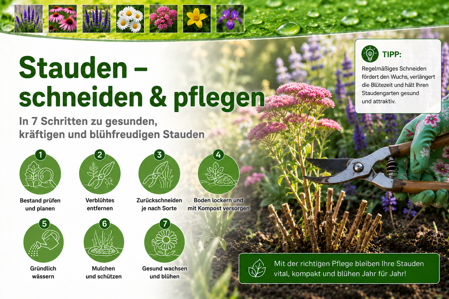 Stauden - Pflege-Tipps
